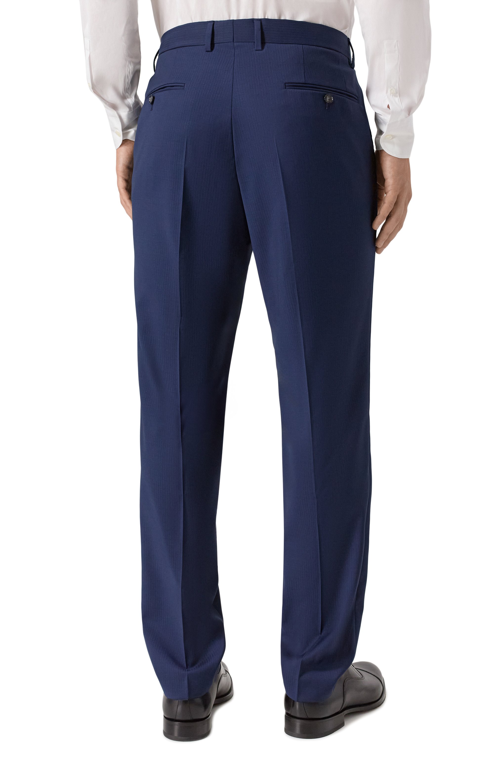 Шерстяной костюм BOSS темно-синего цвета по цене 105000 руб., арт. 50546079, фото 6 Шерстяной костюм BOSS, арт. 50546079, фото 6