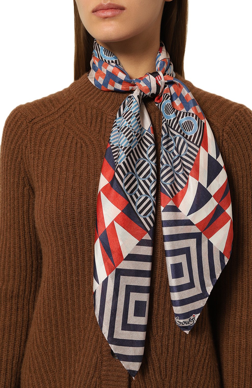 Шелковый платок авангард GOURJI, арт. 91120337/993161172, фото 2