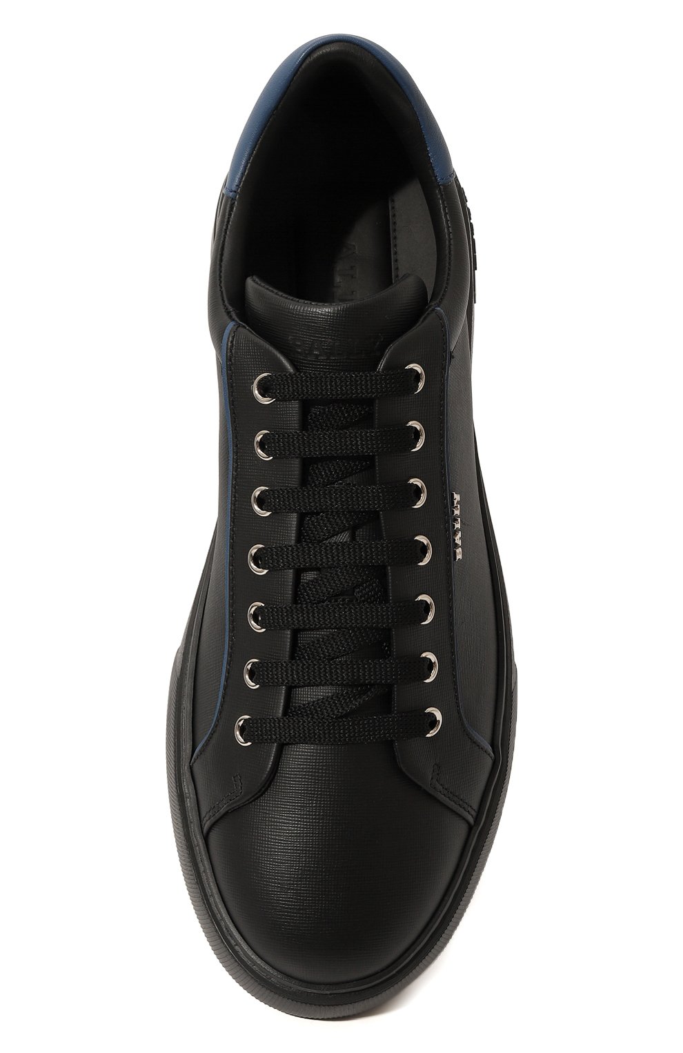 Кожаные кеды BALLY черного цвета по цене 63050 руб., арт. MSK03A/ST007, фото 6 Кожаные кеды BALLY, арт. MSK03A/ST007, фото 6