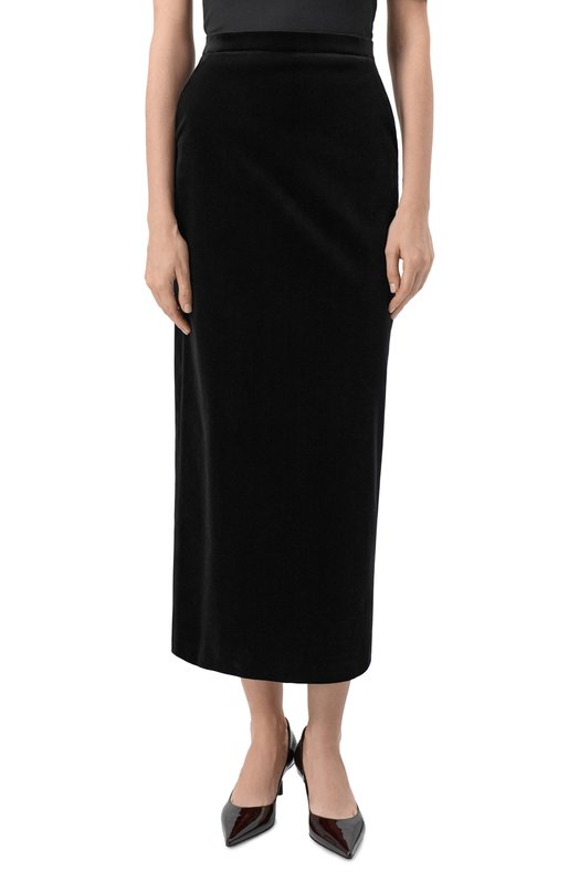 Бархатная юбка Antonelli Firenze P9119/682B Чёрный  P9119/682B Фото 3