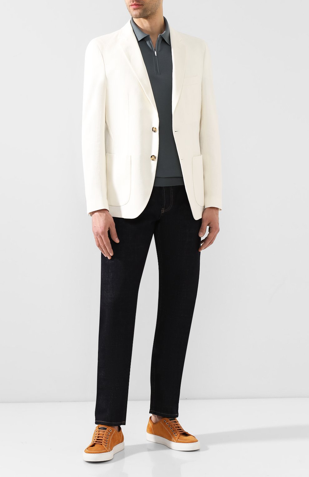 Пиджак из смеси хлопка и льна LORO PIANA, арт. FAL0965, фото 2