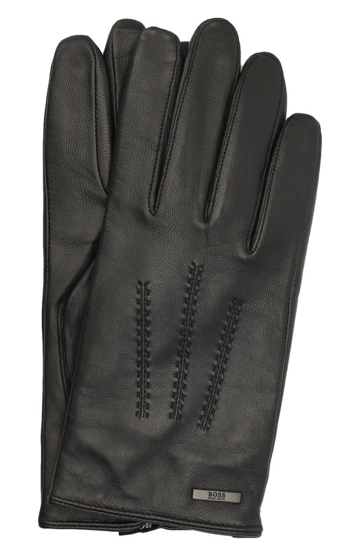 Кожаные перчатки BOSS 50437119 Чёрный 50437119