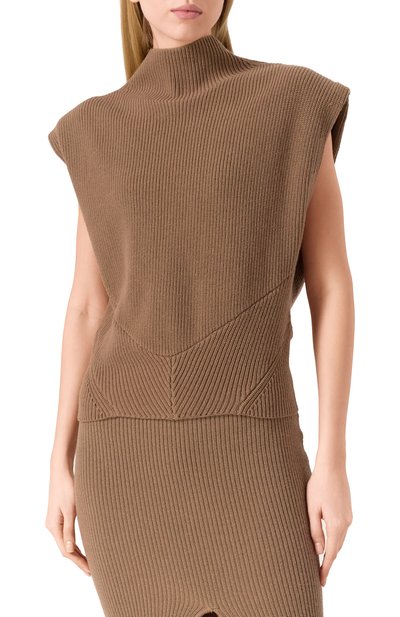 Жилет из шерсти и шелка IRO, арт. WP12KENDA, фото 3