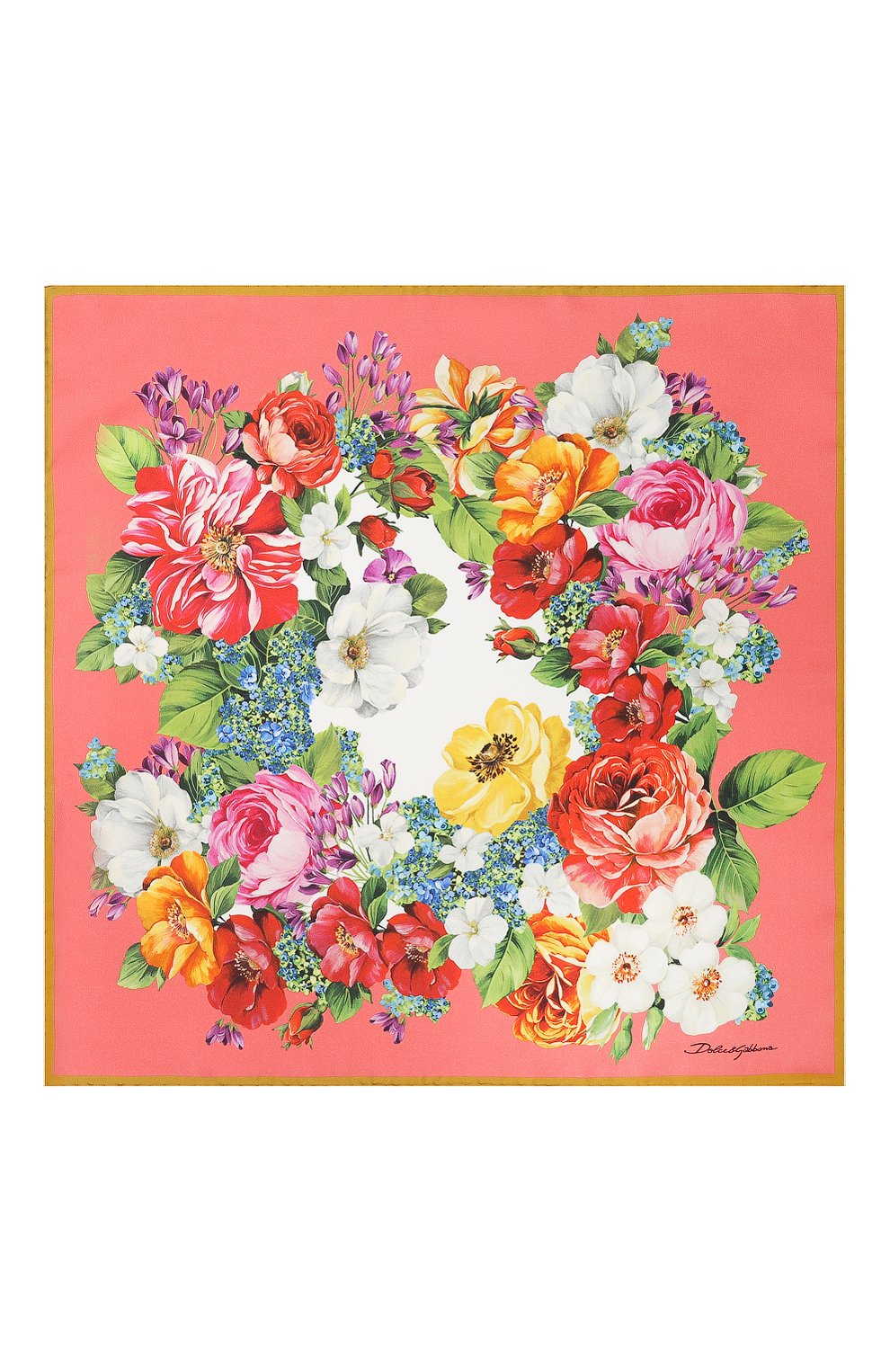 Шелковый платок DOLCE & GABBANA, арт. FN093R/GDS50, фото 2