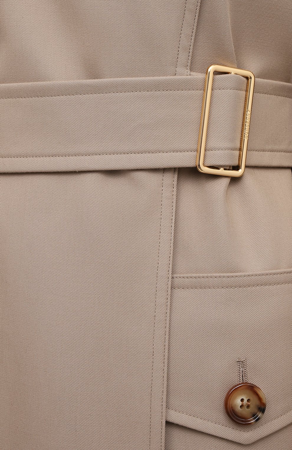 Хлопковый тренч BURBERRY бежевого цвета по цене 334000 руб., арт. 8033607, фото 5 Хлопковый тренч BURBERRY, арт. 8033607, фото 5