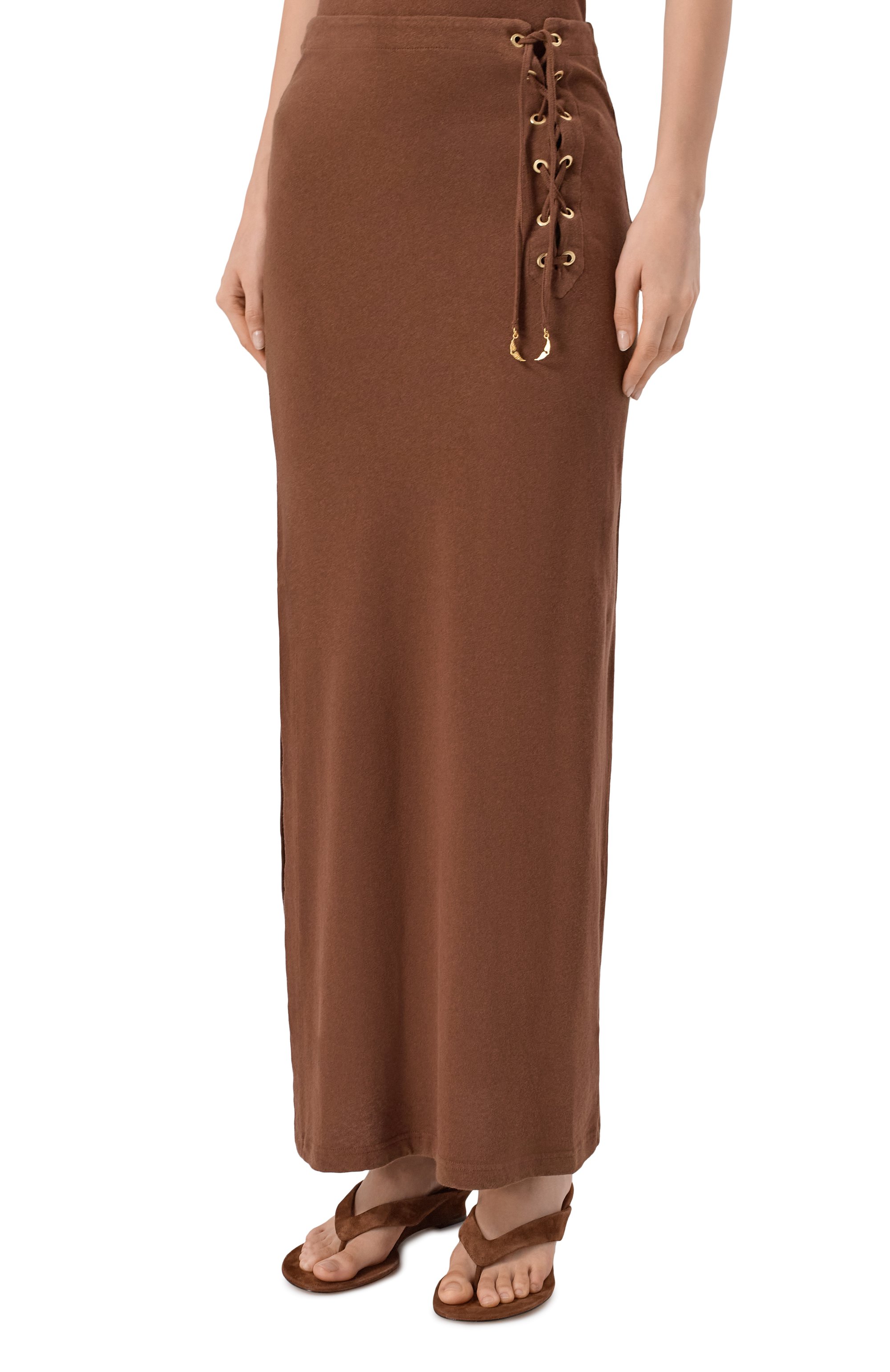 Юбка из хлопка и льна ZADIG AND VOLTAIRE, арт. JWSK01012, фото 3