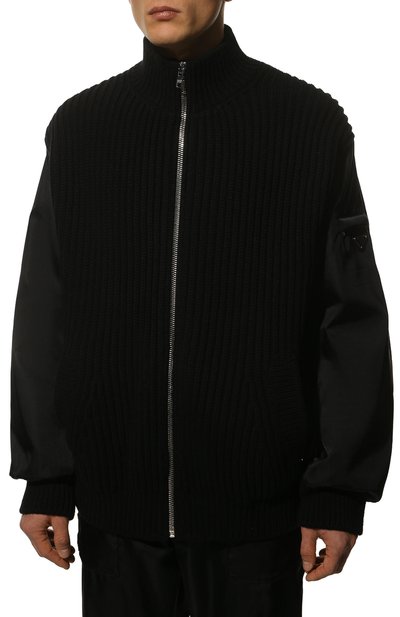 Кашемировый кардиган PRADA, арт. UMG128-10F6-F0002-212, фото 3