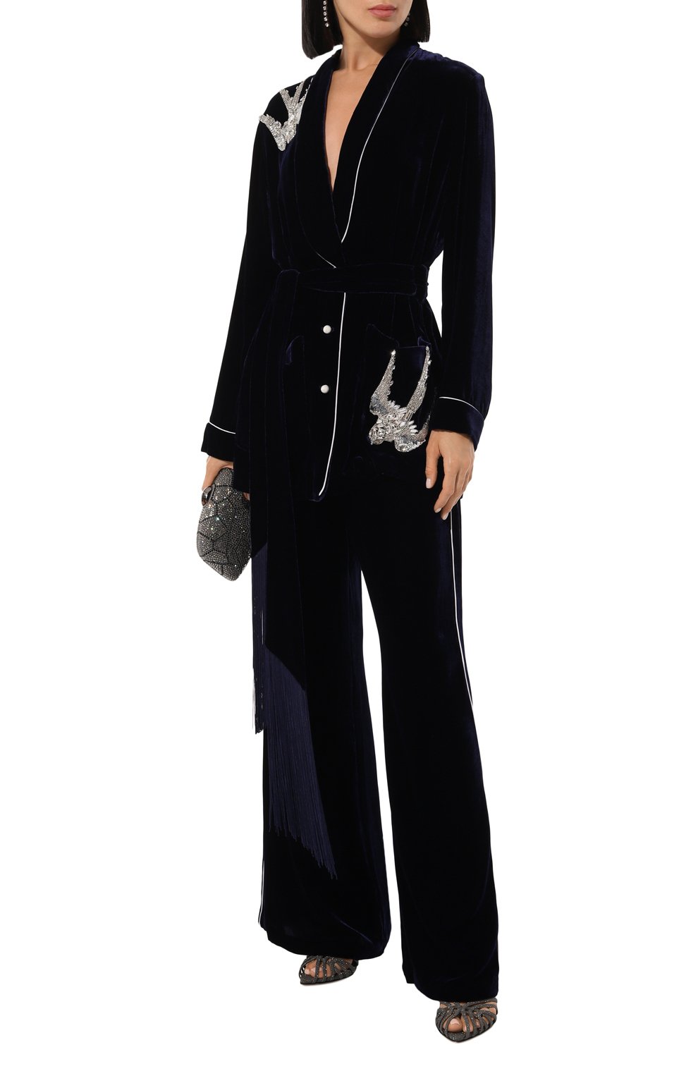 Бархатное кимоно YANINA, арт. T-2707, фото 2