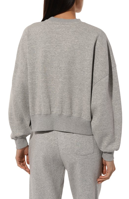 Хлопковый свитшот Emporio Armani 164765/3F265 Серый  164765/3F265 Фото 4