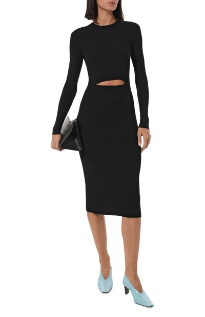 Платье из шерсти и вискозы DIESEL, арт. A11176/0BMAI, фото 2