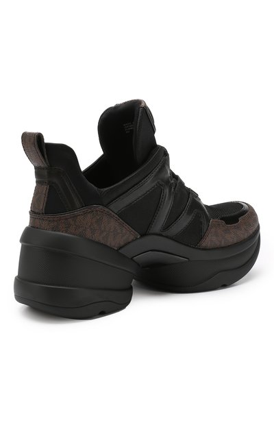 Комбинирова нные кроссовки olympia MICHAEL MICHAEL KORS, арт. 43R90LFS7D, фото 4