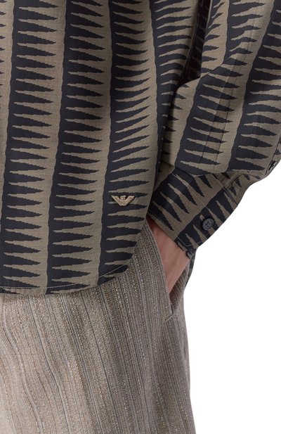 Рубашка из лиоцелла и вискозы EMPORIO ARMANI, арт. EM004178/AF14214, фото 5