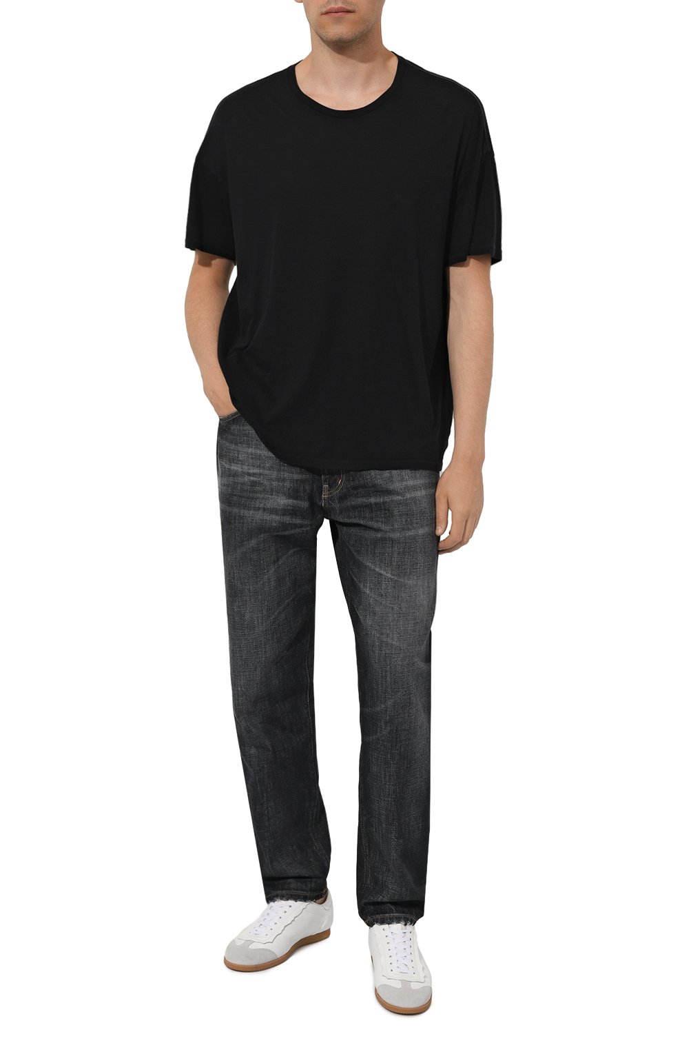 Футболка из хлопка и кашемира R13, арт. R13MK141-001BA, фото 2