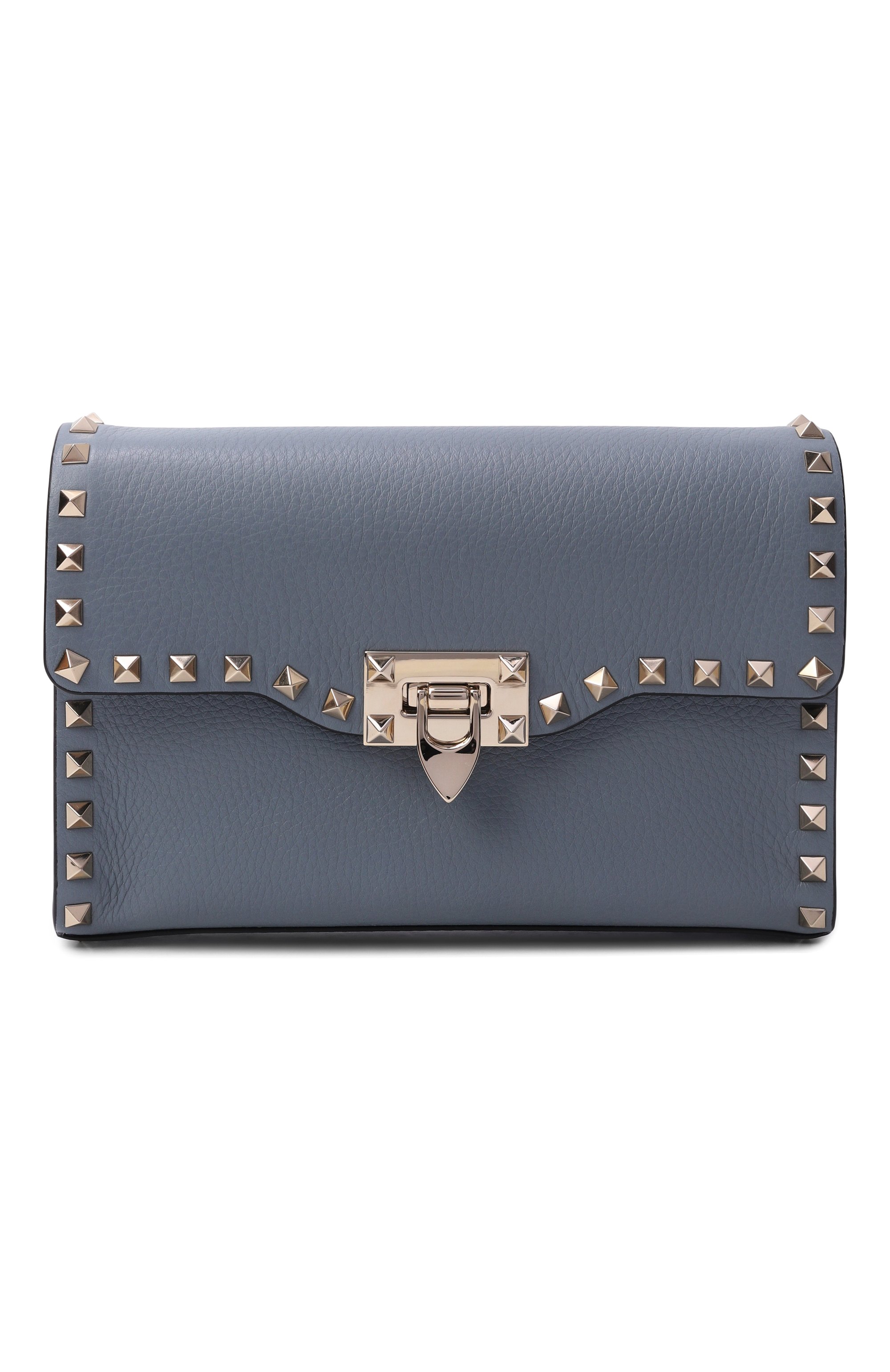Сумка rockstud small VALENTINO серого цвета по цене 193000 руб., арт. 8W2B0181/VSF, фото 1 Сумка rockstud small VALENTINO, арт. 8W2B0181/VSF, фото 1
