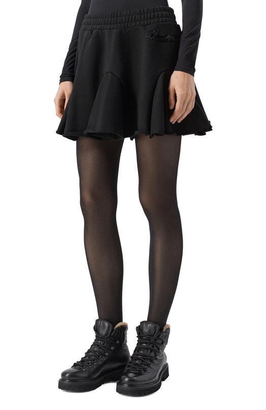 Хлопковая юбка Comme des Fuckdown CFABW01394 Чёрный  CFABW01394 Фото 3