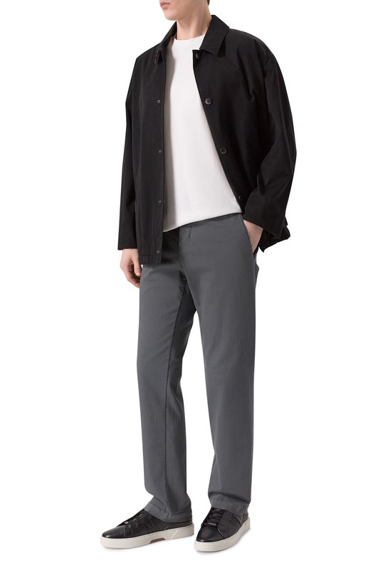 Кожаные кеды Gary BOSS 50555667 Чёрный  50555667 Фото 2