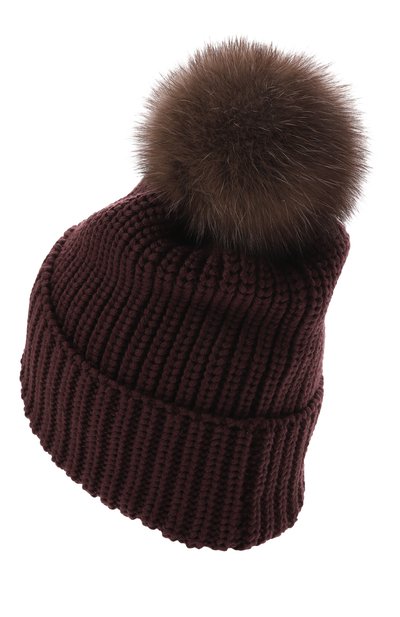 Шерстяная шапка с отделкой из соболя BLACK SABLE, арт. BS-47CC10, фото 3