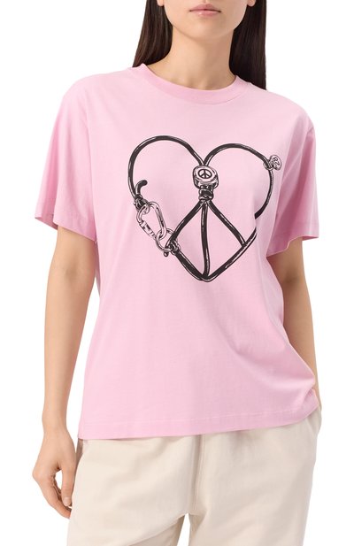 Хлопковая футболка M05CH1NO JEANS, арт. A0709/3229, фото 3