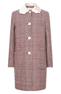 Шерстяное пальто MIU MIU, арт. MS1825-1YQX-F0UB0, фото 1