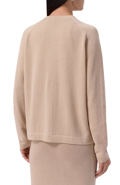 Кардиган из хлопка и кашемира FTC бежевого цвета по цене 34300 руб., арт. 00984-0320, фото 4 Кардиган из хлопка и кашемира FTC, арт. 00984-0320, фото 4