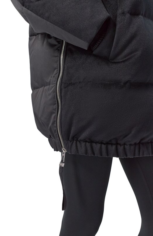 Пуховик из шерсти и вискозы Duno BLANCA/PRAT0 MESTRE Чёрный  BLANCA/PRAT0 MESTRE Фото 5