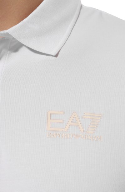 Хлопковое поло EA7, арт. 6DPF16/PJVQZ/L, фото 5
