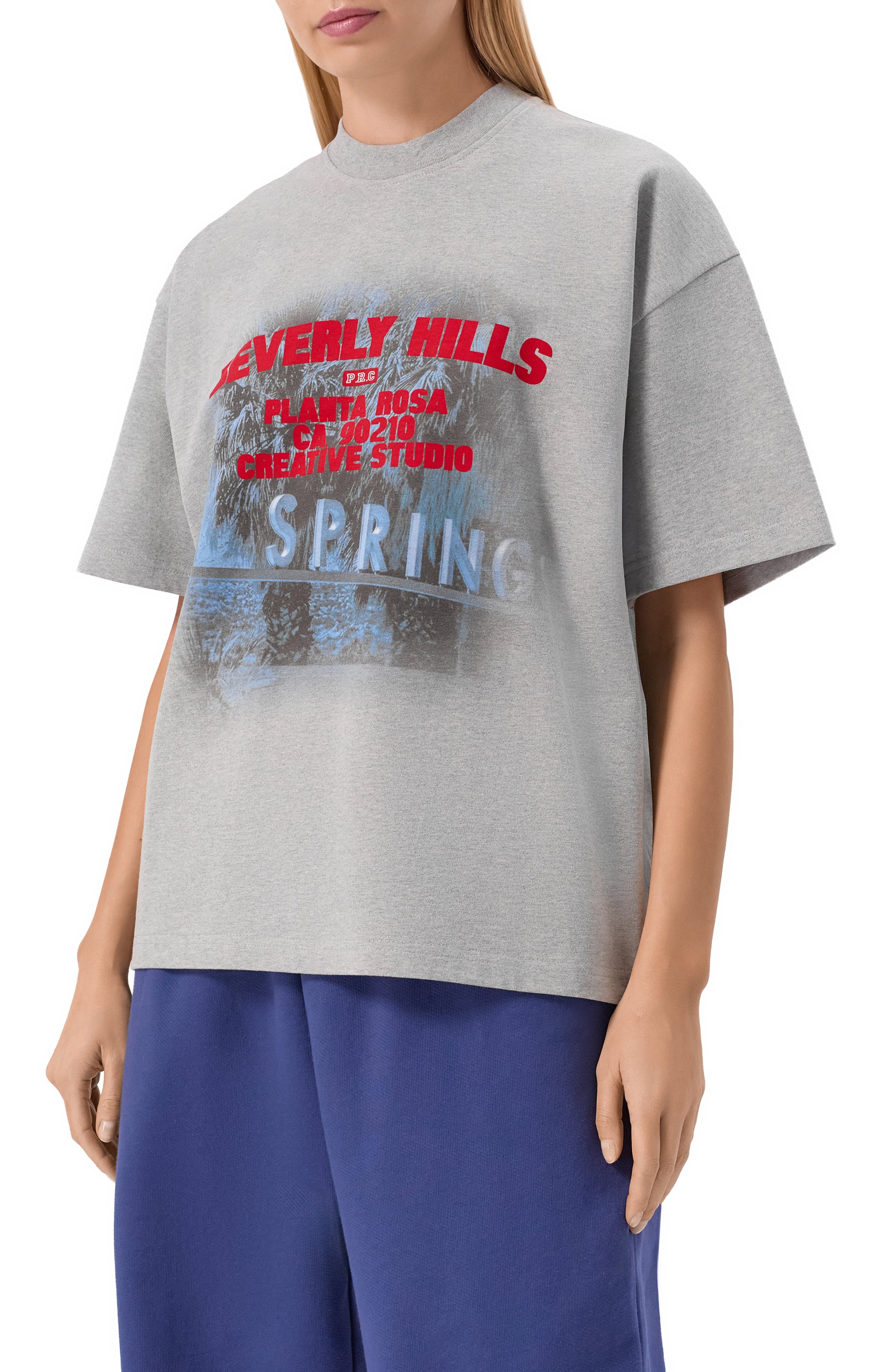 Хлопковая футболка PLANTA ROSA, арт. PR/T02/BEVERLY-DAWN/300VELVET, фото 6