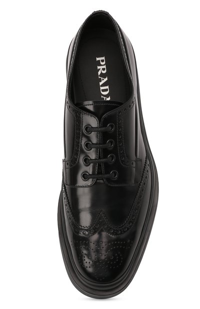 Кожаные дерби PRADA, арт. 2EE312-P39-F0002, фото 4
