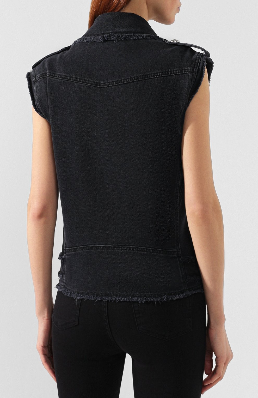 Джинсовый жилет BALMAIN, арт. RF18754/D027, фото 4