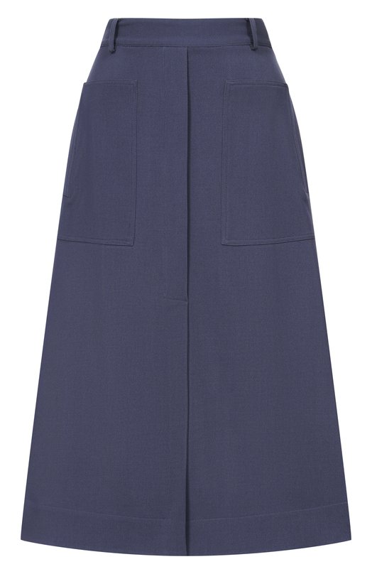 Юбка из шерсти и шелка Kiton D61207K0910 Синий D61207K0910