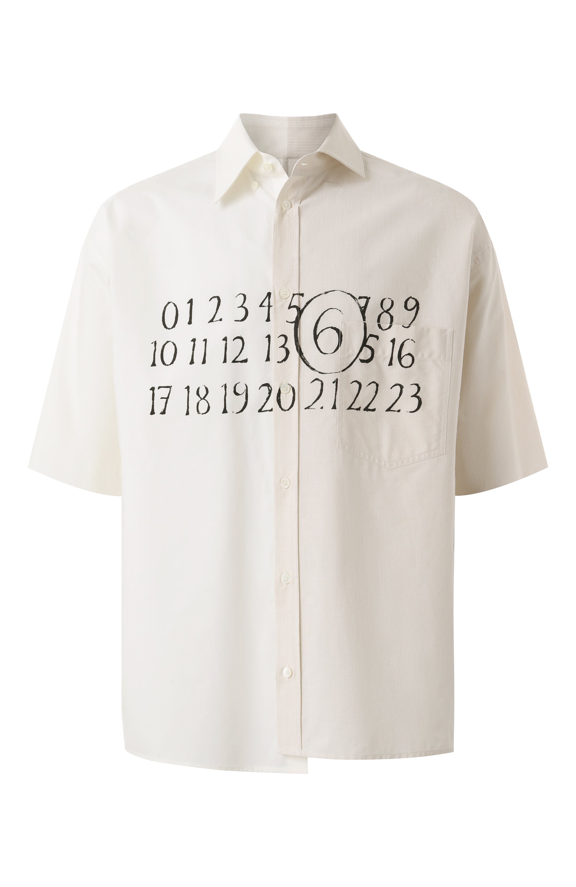 Хлопковая рубашка MM6, арт. SH0DR0007/MTN041, фото 1