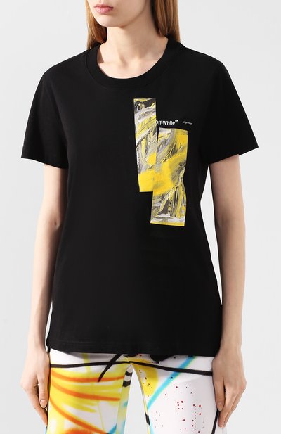 Хлопковая футболка OFF-WHITE, арт. 0WAA049S20JER0081018, фото 3