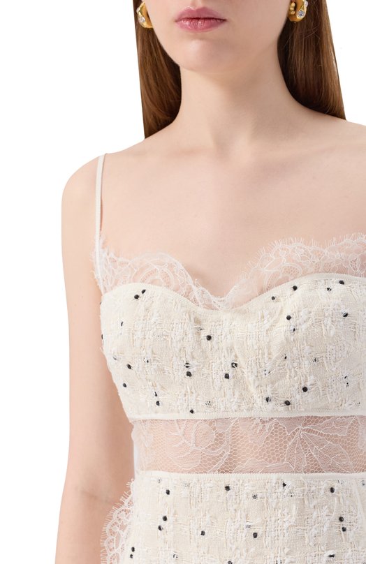 Платье Giambattista Valli 25FWPVCA5039/28LIN Кремовый  25FWPVCA5039/28LIN Фото 5