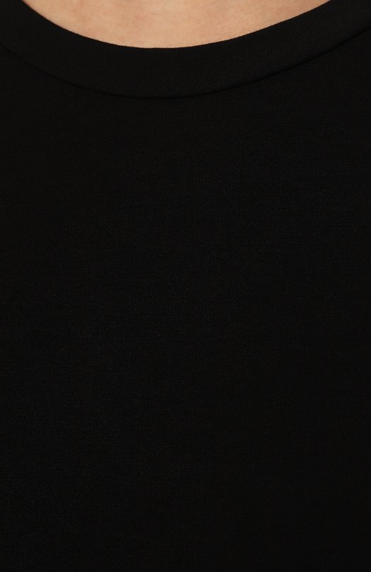 Хлопковая футболка Zegna N2M200090 Чёрный  N2M200090 Фото 5