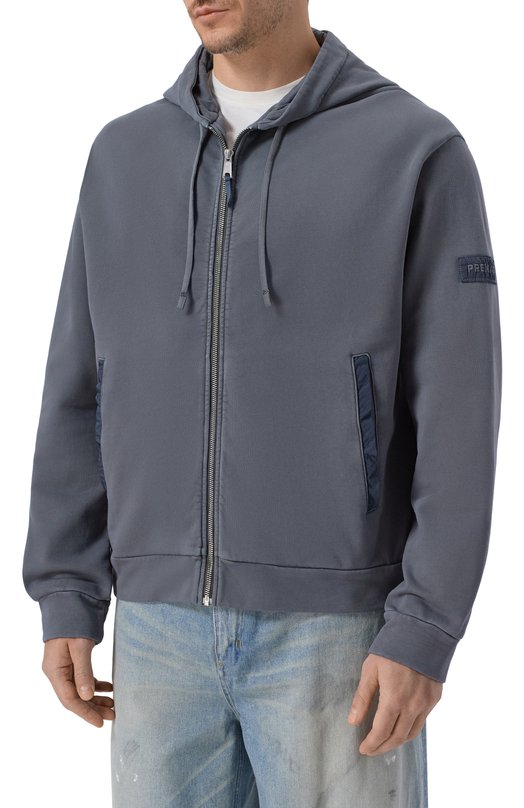 Хлопковая толстовка Premiata PA1034F0 Серый  PA1034F0 Фото 3