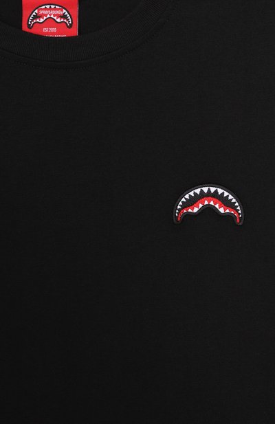 Хлопковая футболка SPRAYGROUND, арт. SPY263BLK/JAPAN WAVE T-SHIRT BLACK, фото 3