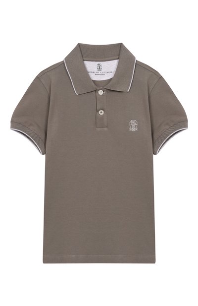 Хлопковое поло BRUNELLO CUCINELLI, арт. BE854T315B