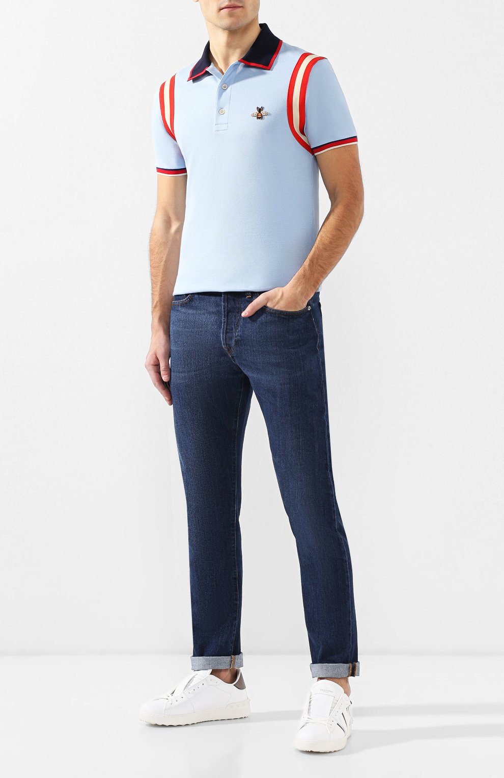 Хлопковое поло GUCCI, арт. 500971/X9M37, фото 2