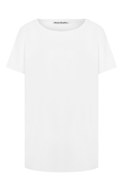 Женская хлопковая футболка ACNE STUDIOS, арт. 15F171