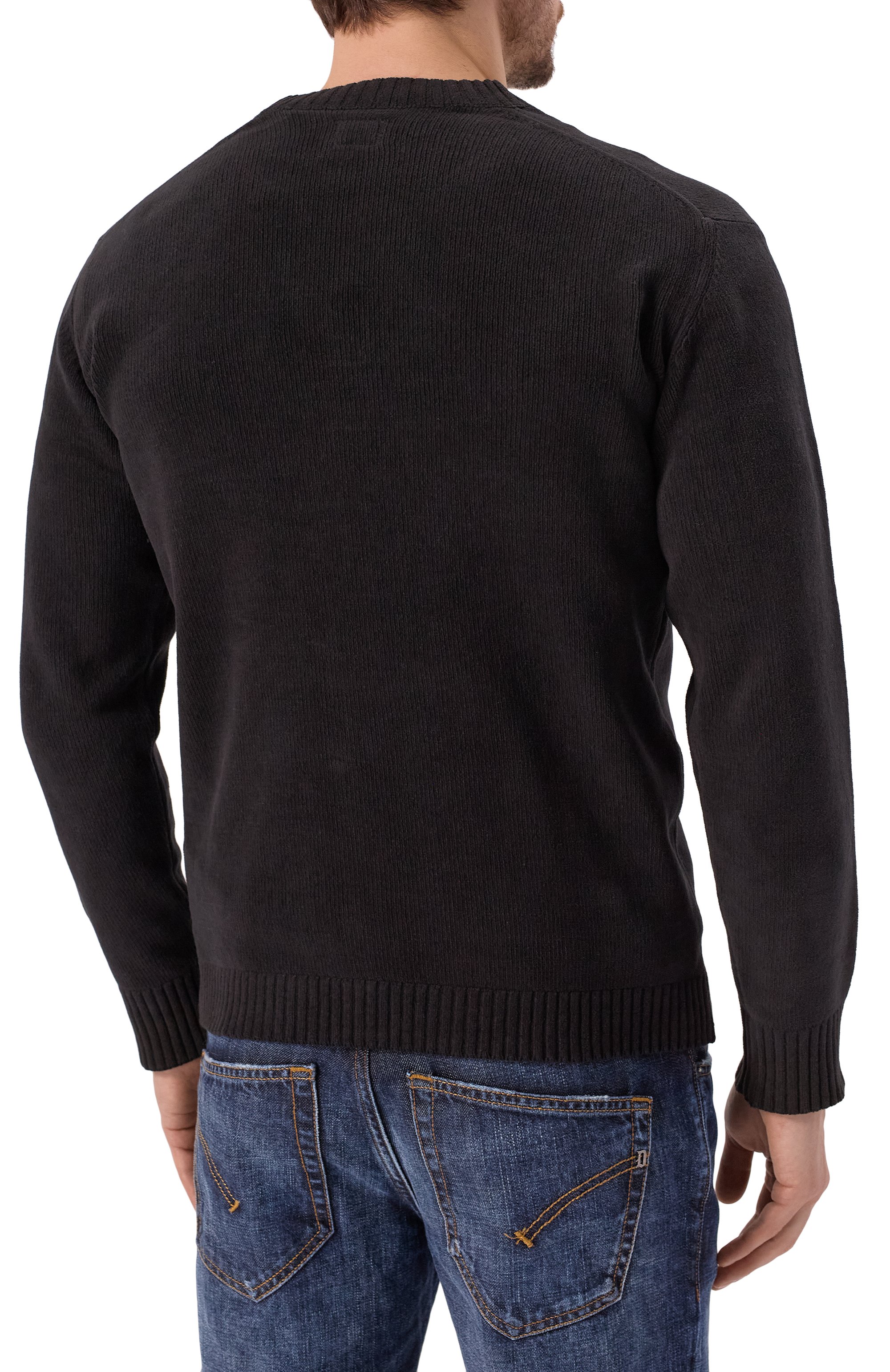 Хлопковый свитер C.P. COMPANY, арт. 18CMKN068A005687G, фото 4