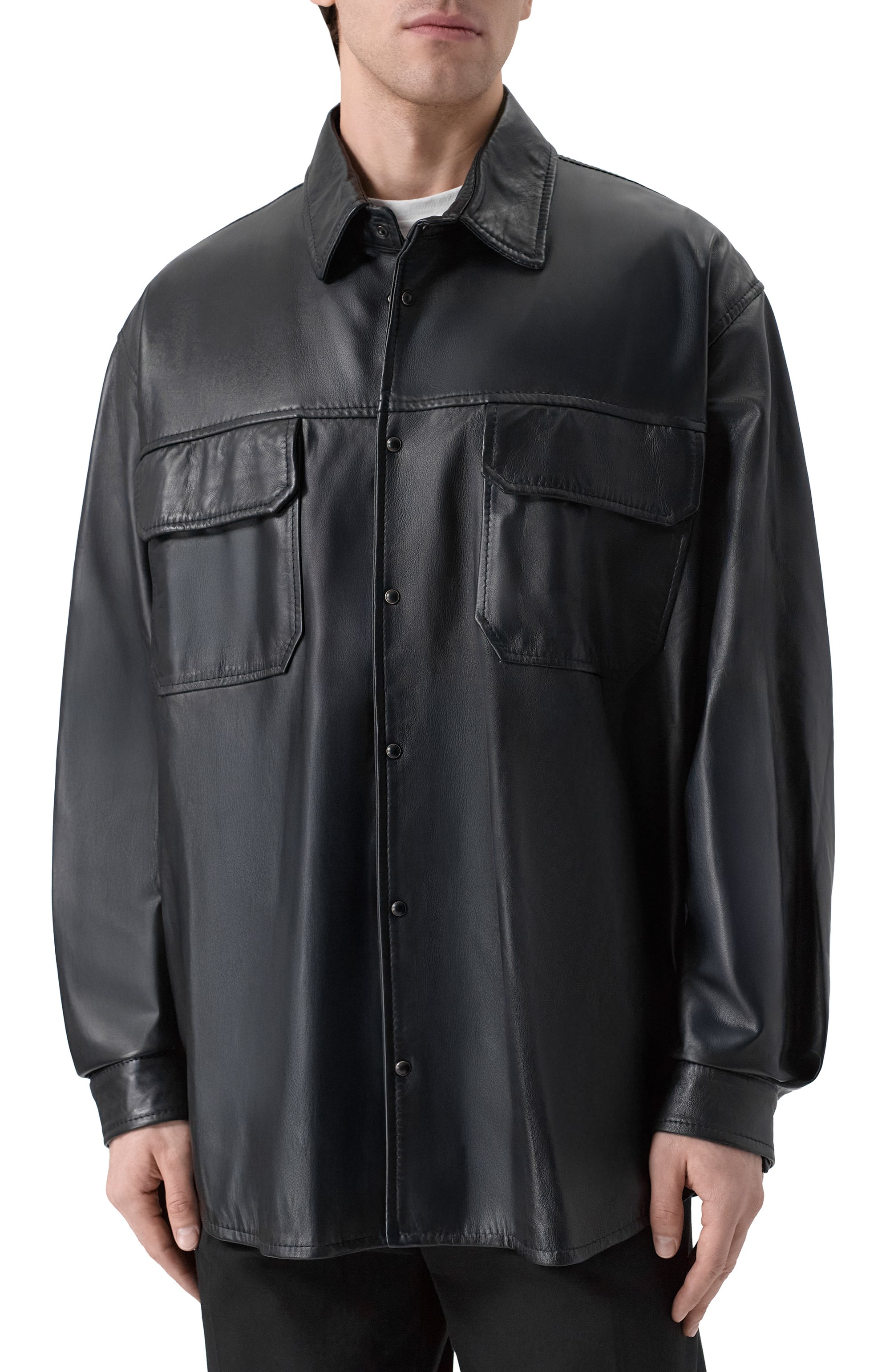 Кожаная рубашка ROADLESS, арт. RSS-L0S, фото 3