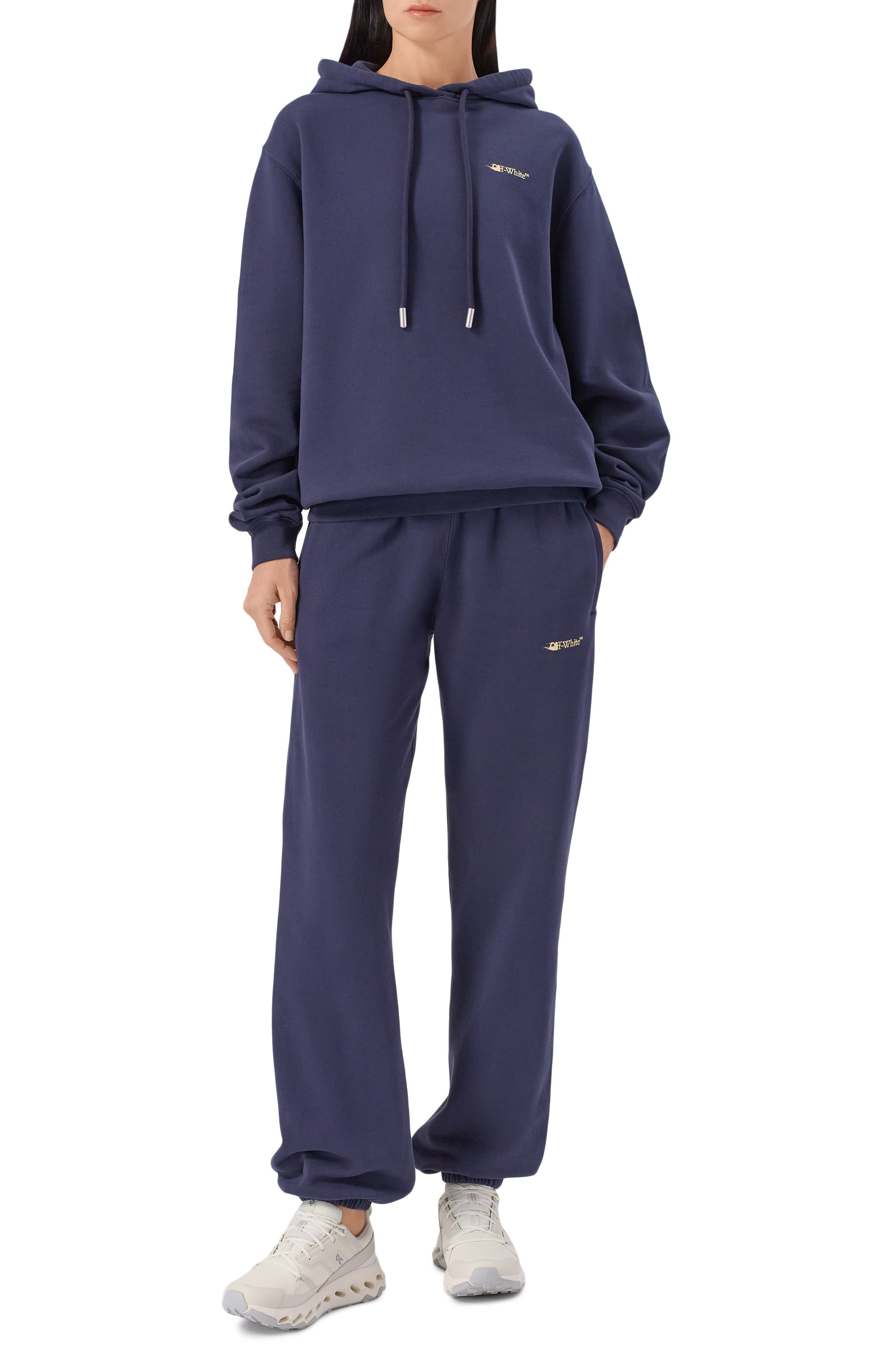 Хлопковые джоггеры OFF-WHITE, арт. 0WCH006F25FLE001, фото 2