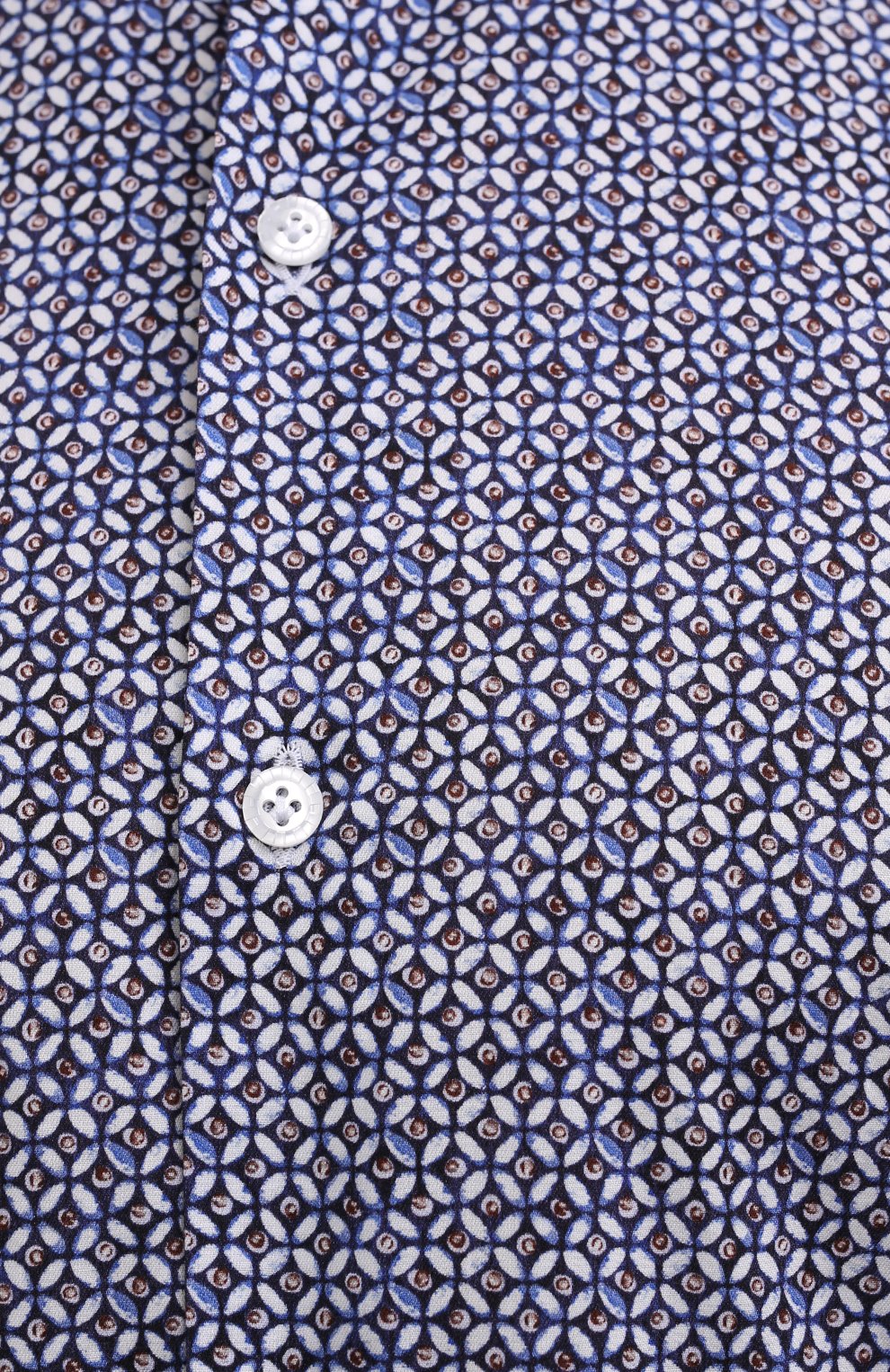 Хлопковая рубашка SONRISA синего цвета по цене 29150 руб., арт. IFI0R9/F6071, фото 5 Хлопковая рубашка SONRISA, арт. IFI0R9/F6071, фото 5