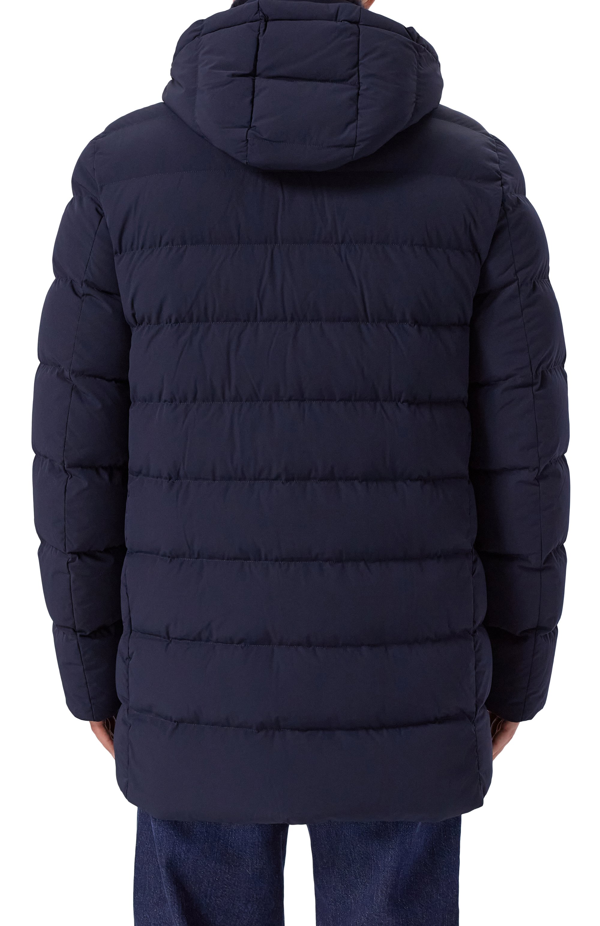 Пуховик с воротником из кролика HETREGO, арт. 8P435R/WILLIAM, фото 4