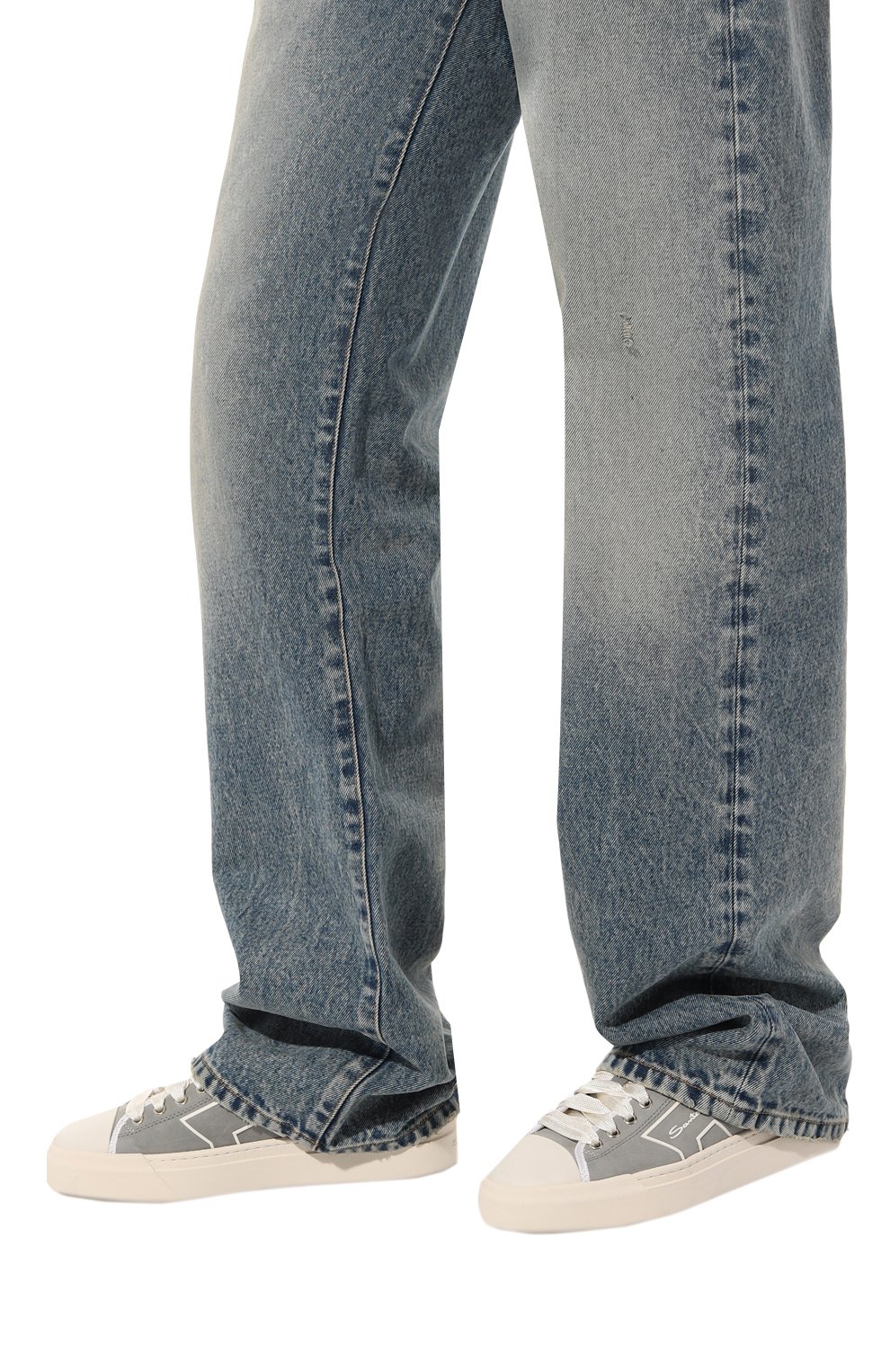 Замшевые кеды SANTONI, арт. WBGT61126PNNTUELZ29, фото 3