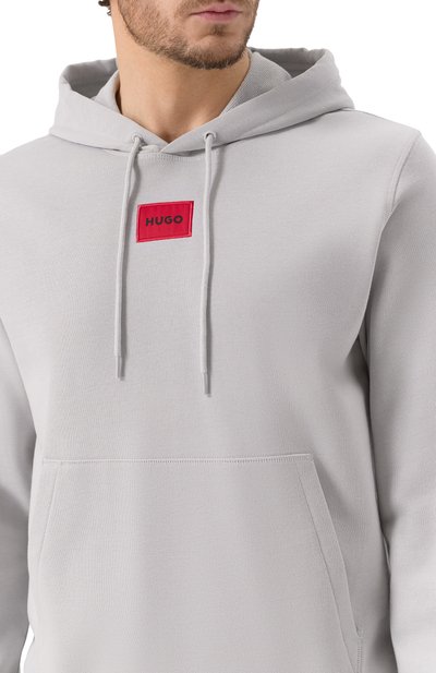 Хлопковое худи HUGO, арт. 50458700, фото 5