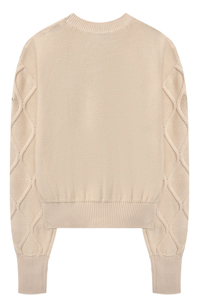 Хлопковый пуловер MONCLER, арт. H1-954-9C000-02-M1367/12-14A, фото 2