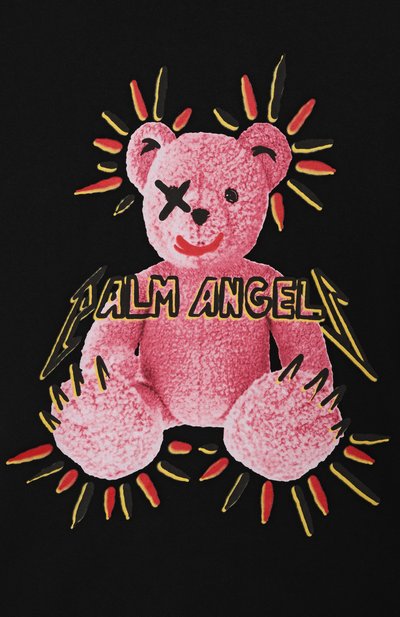 Хлопковая футболка PALM ANGELS, арт. PBAA002F25JER002, фото 3