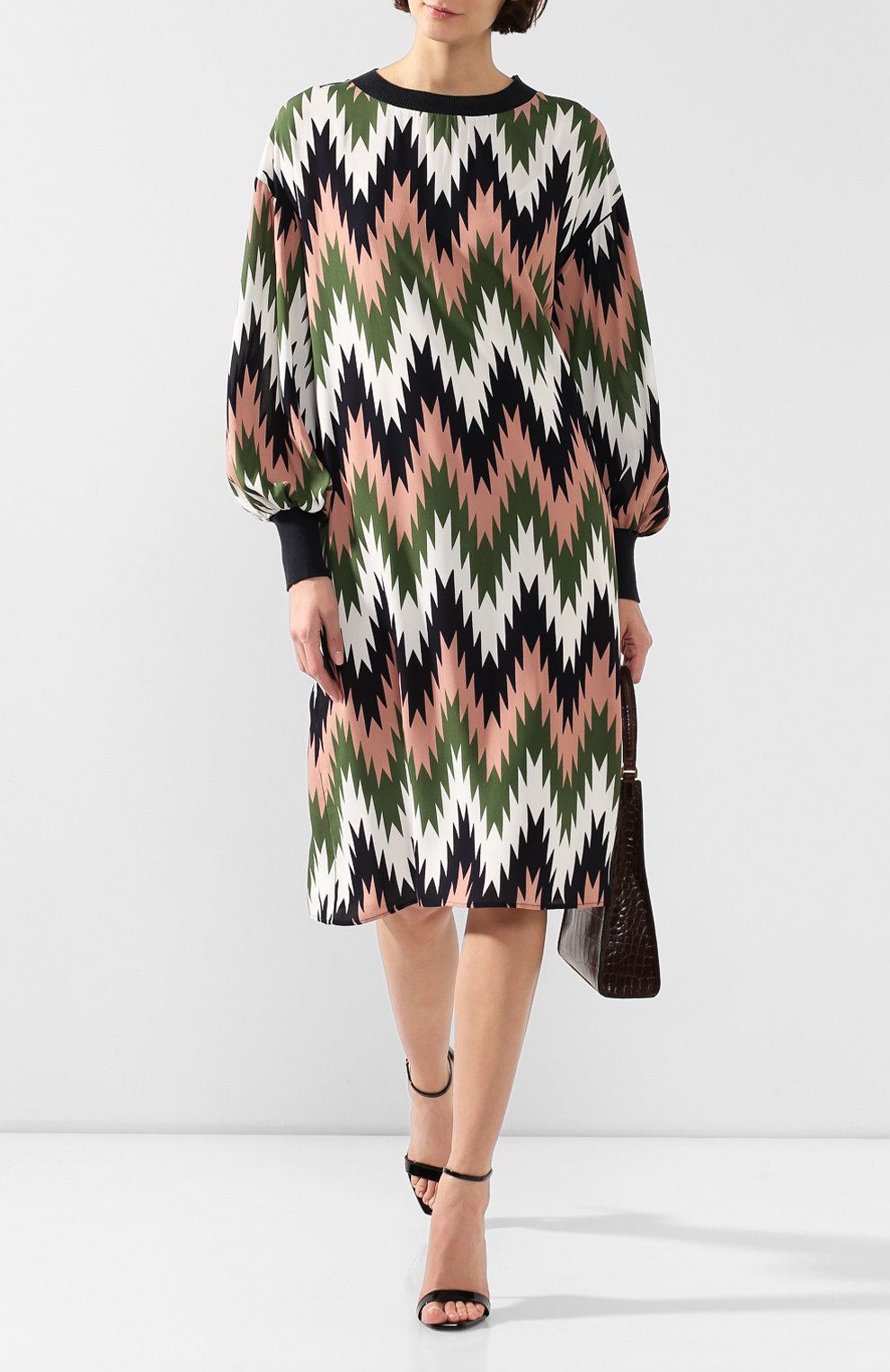 Платье из вискозы M MISSONI разноцветного цвета по цене 45450 руб., арт. 2DG00198/2W001Y, фото 2 Платье из вискозы M MISSONI, арт. 2DG00198/2W001Y, фото 2