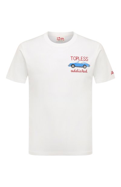 Мужская хлопковая футболка MC2 SAINT BARTH, арт. STBM/TSHIRT MAN/06346D